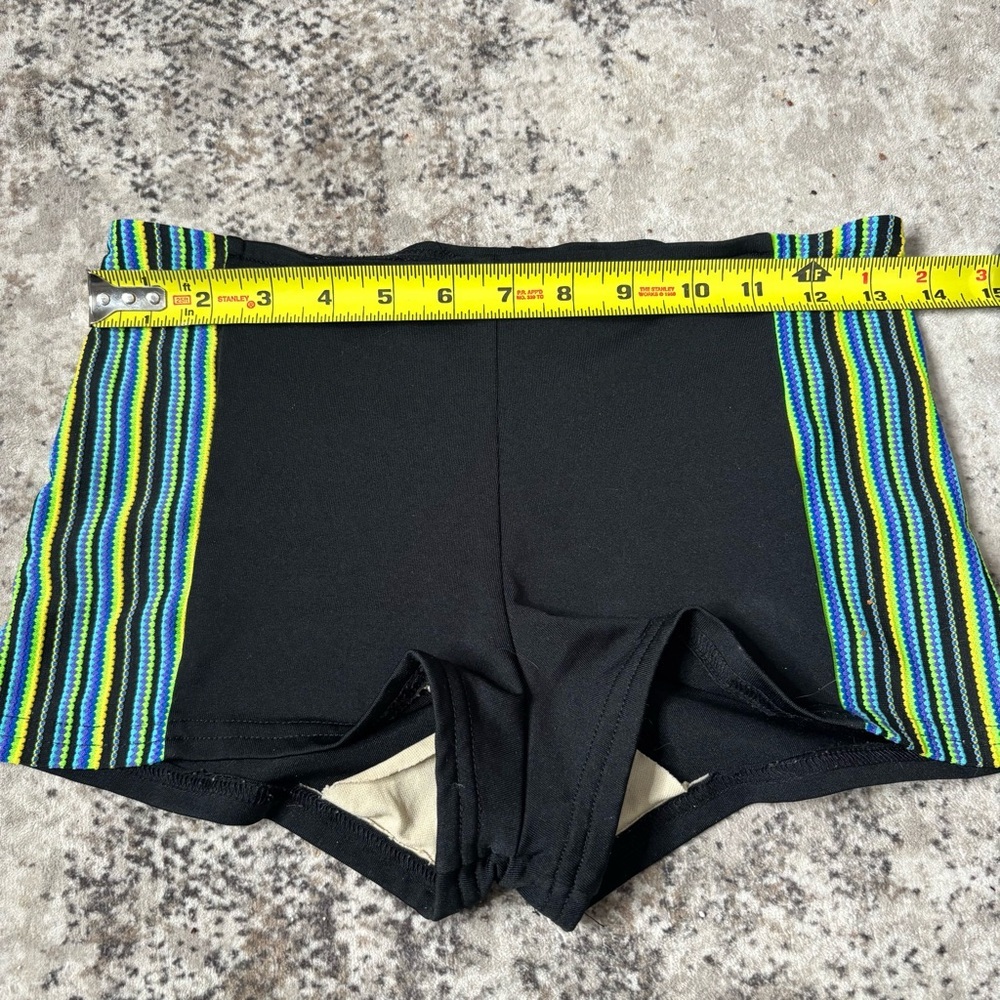 Sunset Beach Two Piece Multicolor Swimsuit Set with Striped Design Size Small - Picture 8 of 12